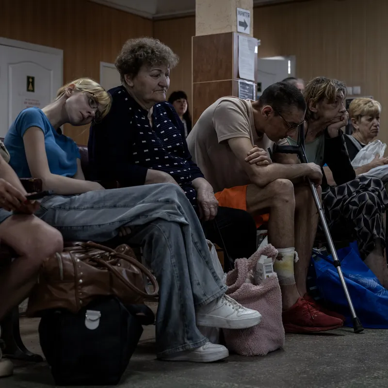 Thousands Are Fleeing as Putin Bombs the Donbas Cities He Most Covets