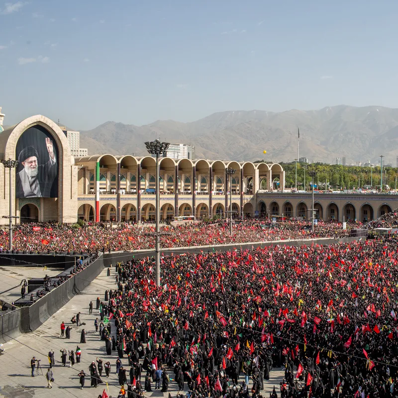 Huge Crowds Mass in Tehran for Ayatollah’s State Funeral
