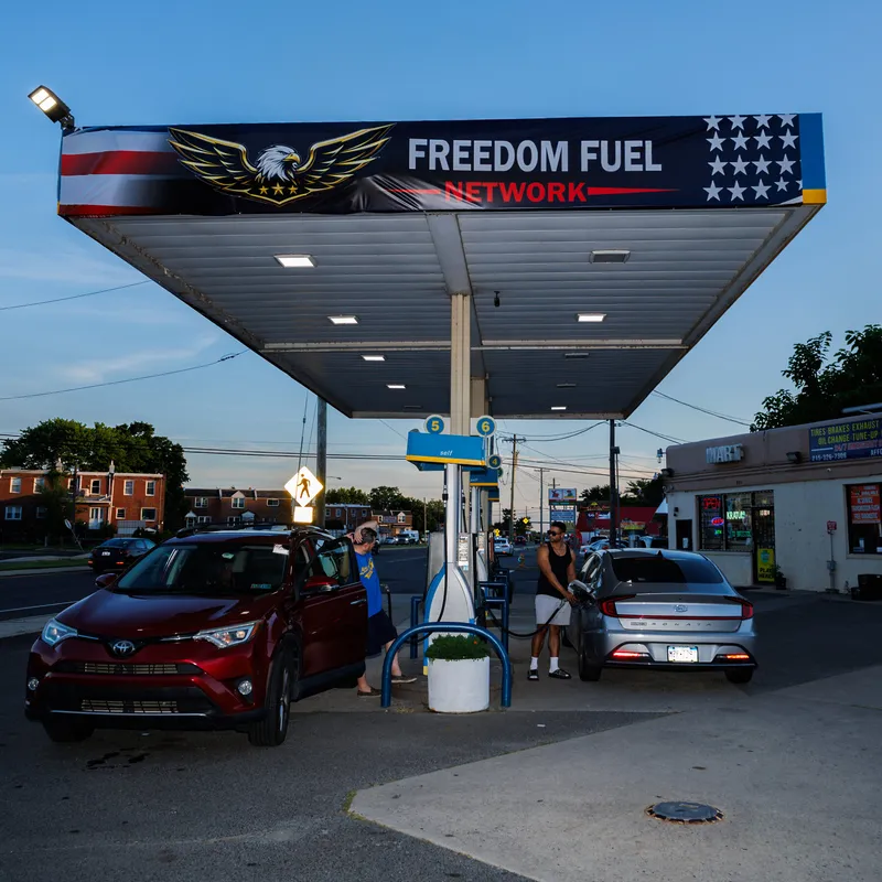 Trump Is Promoting ‘Freedom Fuel’ for $3.47 a Gallon. Who’s Behind It?