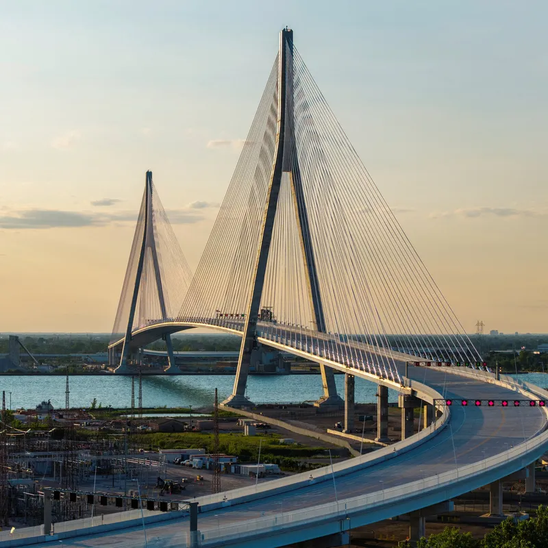 As Canada Opens Gordie Howe International Bridge, Americans Are Told to Stay Home