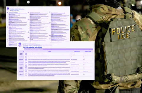 Leaked Document Shows the Surveillance Tech at ICE’s Fingertips