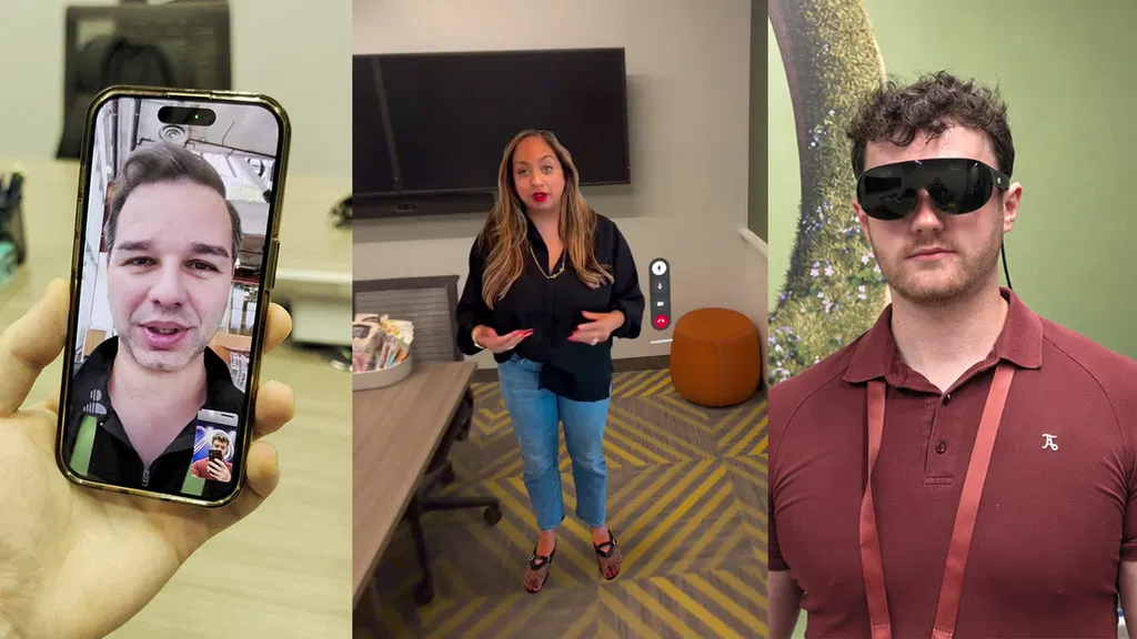 A look at Holograms, Meta's take on Apple Vision Pro's Personas, launching with a shoulders-up version this fall for WhatsApp calls on Ray-Ban Display glasses (David Heaney/UploadVR)