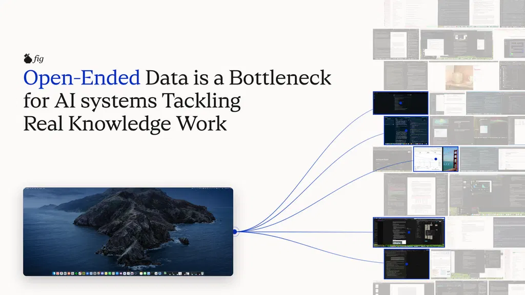 Open-ended data is a bottleneck for AI systems tackling real knowledge work