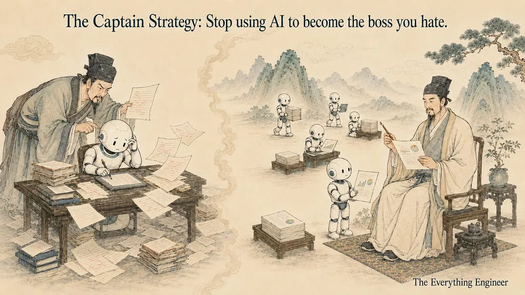 The Captain Strategy: Stop using AI to become the boss you hate