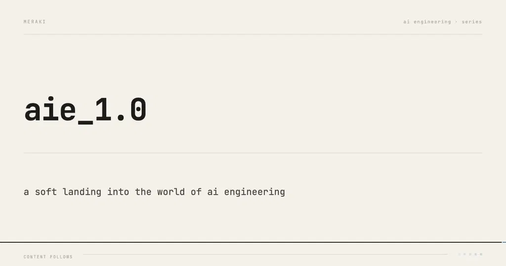 Introduction to AI Engineering
