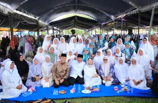 Herman Deru Apresiasi Kiprah JATMAN OKI Menjaga Ukhuwah, Serahkan Bantuan untuk Harlah ke-14