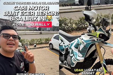 Suzuki Thunder Dilarang Isi Bensin di SPBU? Sepertinya KOVE 450 Rally Bisa Jadi Pilihan Buat Ngelangsir BBM