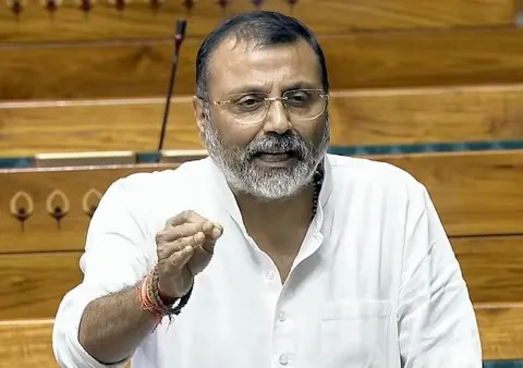 Some students blame paper leaks for failure: BJP MP Nishikant Dubey