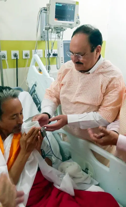 Sonam Wangchuk ends hunger strike after meeting Union Ministers JP Nadda, Jitendra Singh