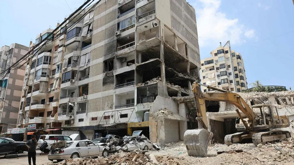 Israel strikes near Beirut, intercepts 'hostile aircraft'