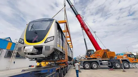 Final trainset arrives for Bengaluru metro’s Yellow Line; set to boost service frequency