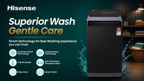 Hisense India Enters the Laundry Category With the Launch of the Washing Machine Range