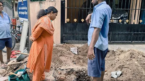 Metro water supply hit at a few addresses in Mylapore