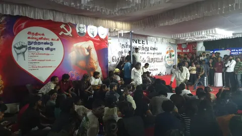 Post Pradhan’s resignation, protestors in Chennai say abolishing NEET is their goal
