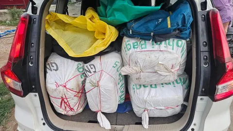 Excise officials seize over 119 kg ganja in separate operations across Telangana