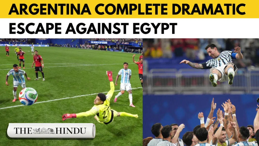Argentina beat Egypt 3-2 after stunning late comeback