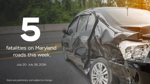 5 People Killed On Maryland Roads Last Week, Bringing Total Of 226 Deaths In 2026