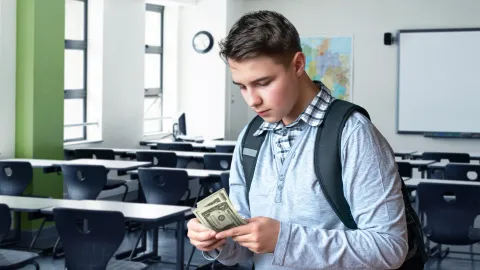 Student Council Treasurer’s Deepest Convictions Tested By Access To $52 In Singles