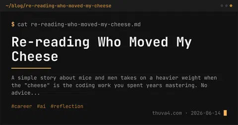 Re-Reading Who Moved My Cheese