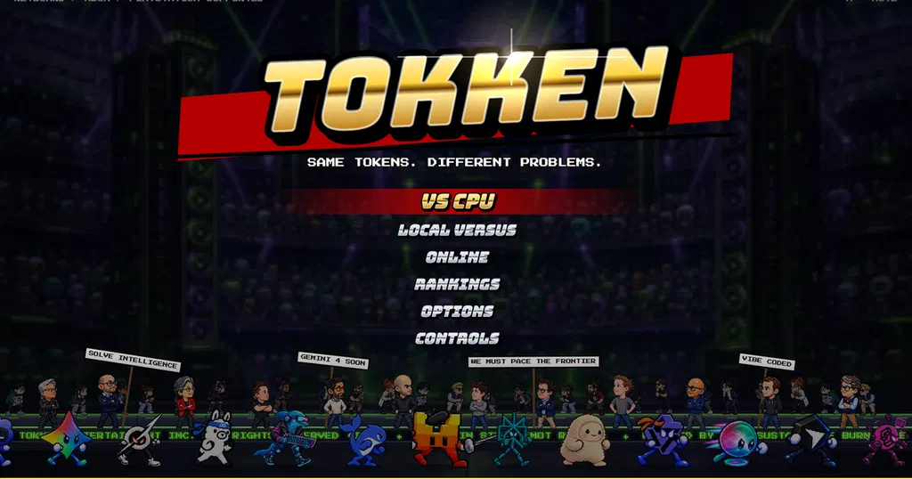 Show HN: Tokken – a browser fighting game where AI models fight and HP is tokens