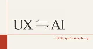 UX Design Research – reflections on the role of UX design in the age of AI