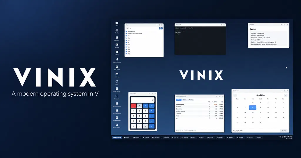 Vinix – A modern operating system written in V