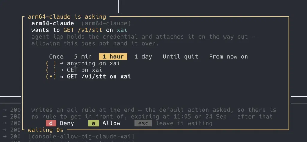 Agent IAP – Little Snitch Meets 1Password for AI Agents