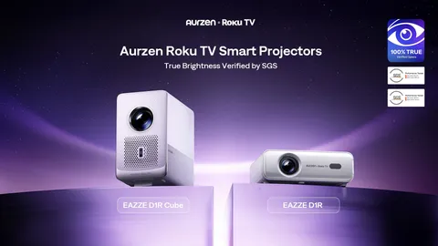 Aurzen’s Roku TV smart projectors bring SGS-verified true brightness to big-screen streaming