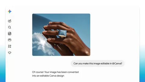 Gemini’s new Canva integration turns AI creations into fully editable designs