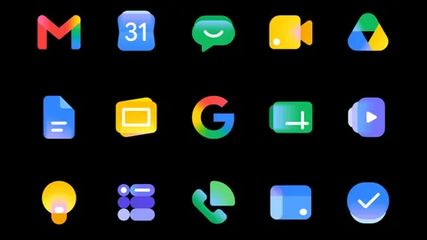 Google finally gets around to formally introducing its new icon designs
