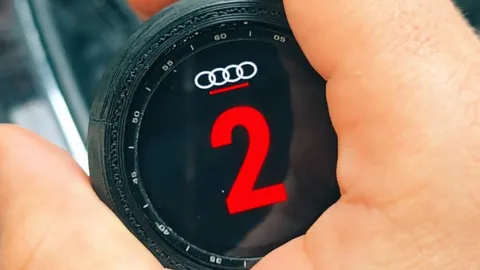 This DIY enthusiast turned his old Wear OS smartwatch into a gear knob with a display