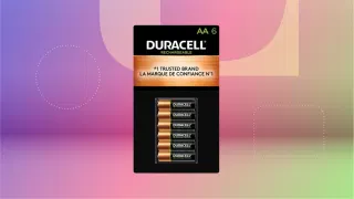 Power Up With This 6-Pack of Duracell AA Batteries for $10 Off