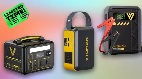 Be Prepared at Home and Away With Up to 44% Off Vtoman’s Portable Power and Emergency Gear