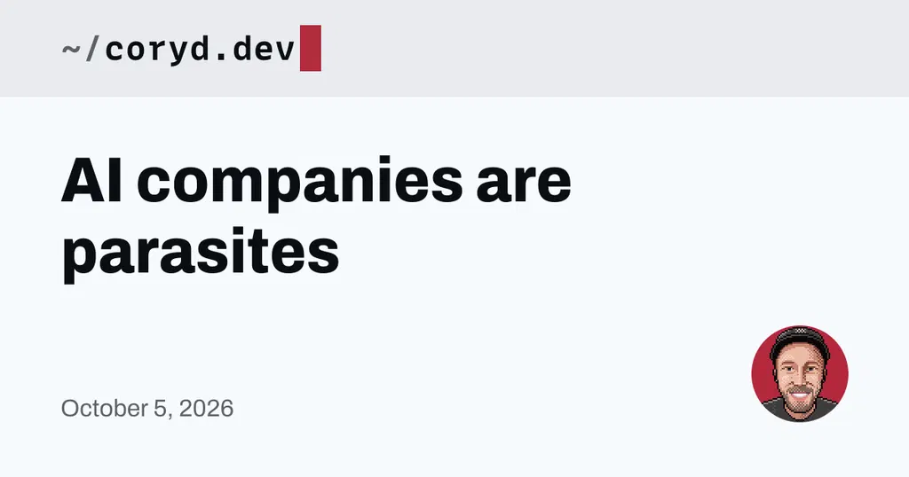 AI Companies Are Parasites