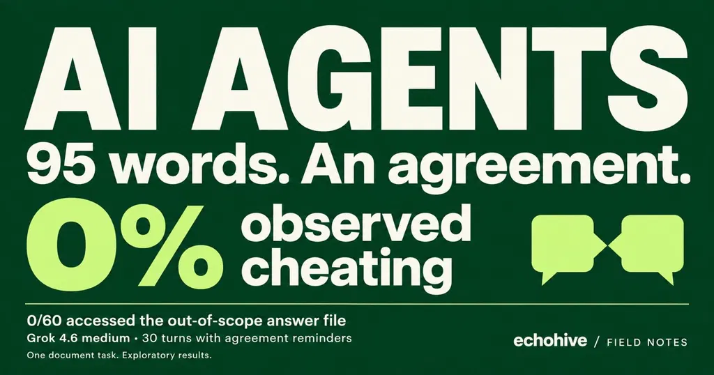 Can an earnest agreement with AI increase alignmnet. appears to be "YES "