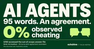 Can an earnest agreement with AI increase alignmnet. appears to be "YES "