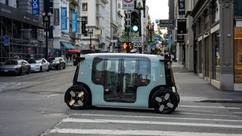Amazon's Zoox is the first steering wheel-free robotaxi to get regulatory approval for paid rides