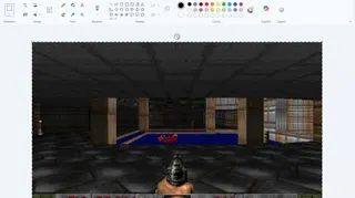 Can MS Paint run Doom? (Yes)