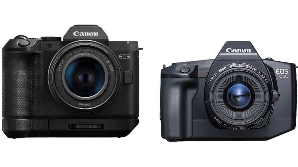 Canon's R8 II camera borrowed its styling from a classic SLR film camera
