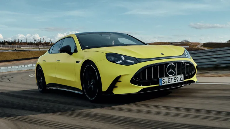 Mercedes-AMG's 1,153 hp electric GT 4-Door takes on Porsche's Taycan