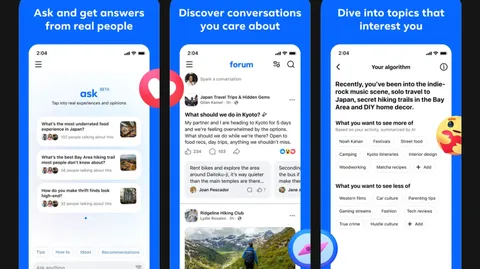 Meta quietly released a new Reddit-like app called Forum
