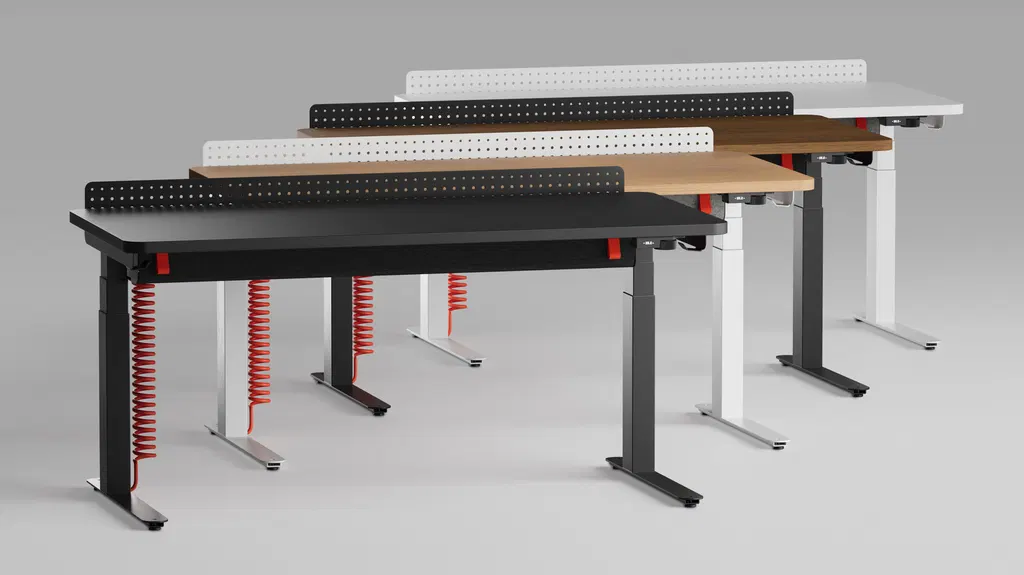 The Herman Miller Coyl is a very handsome and modular gaming desk
