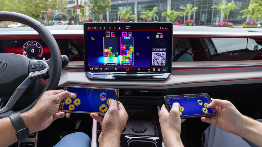 Volkswagen brings Tetris and other games to its infotainment displays