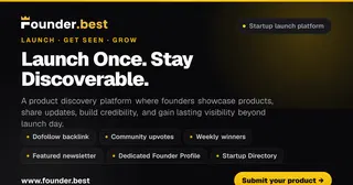 Show HN: Founder.best – Help your product get found by AI, not just Google