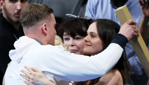 Adam Peaty gets emotional over wife Holly Ramsay's support after missing gold