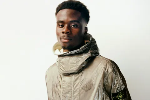 Bukayo Saka Makes Liquid Stone Island New Balance Look Ice Cold (EXCLUSIVE)