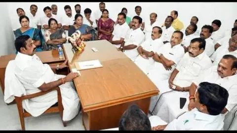 AIADMK factions by Velumani, EPS patch up; withdraw pleas to disqualify MLAs