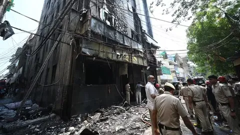 Desperate jumps, no ventilation: How fire at South Delhi B&B spread and killed 21, including foreigners