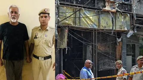 Owner reached fire-hit Delhi B&B, ‘stood for 15 mins’ before leaving: Eyewitness