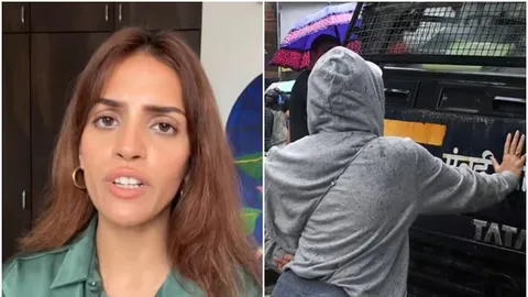 'I will identify each one of them': Mumbai model who blocked police van during protest warns social media trolls